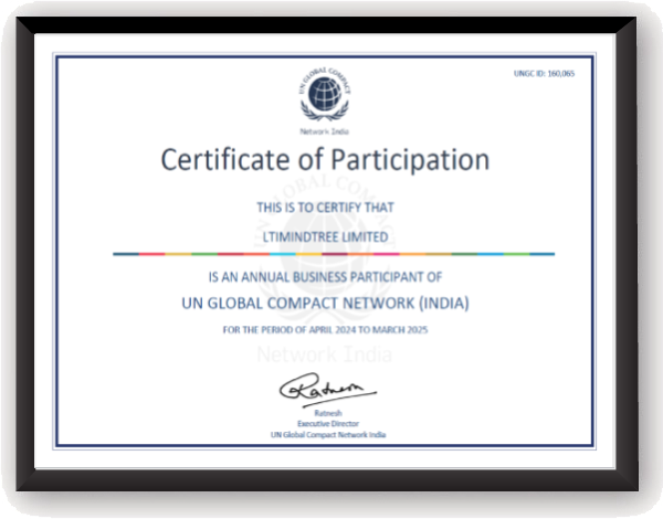 UNGC Certificate