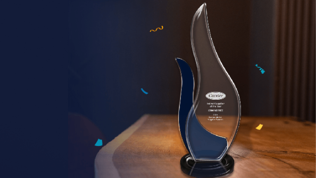 LTIMindtree Recognized as the Indirect Supplier of the Year 2024 by Carrier Corporation.